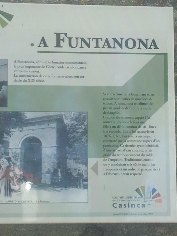 Gite La Fontaine Corse Loreto-di-Casinca Dış mekan fotoğraf